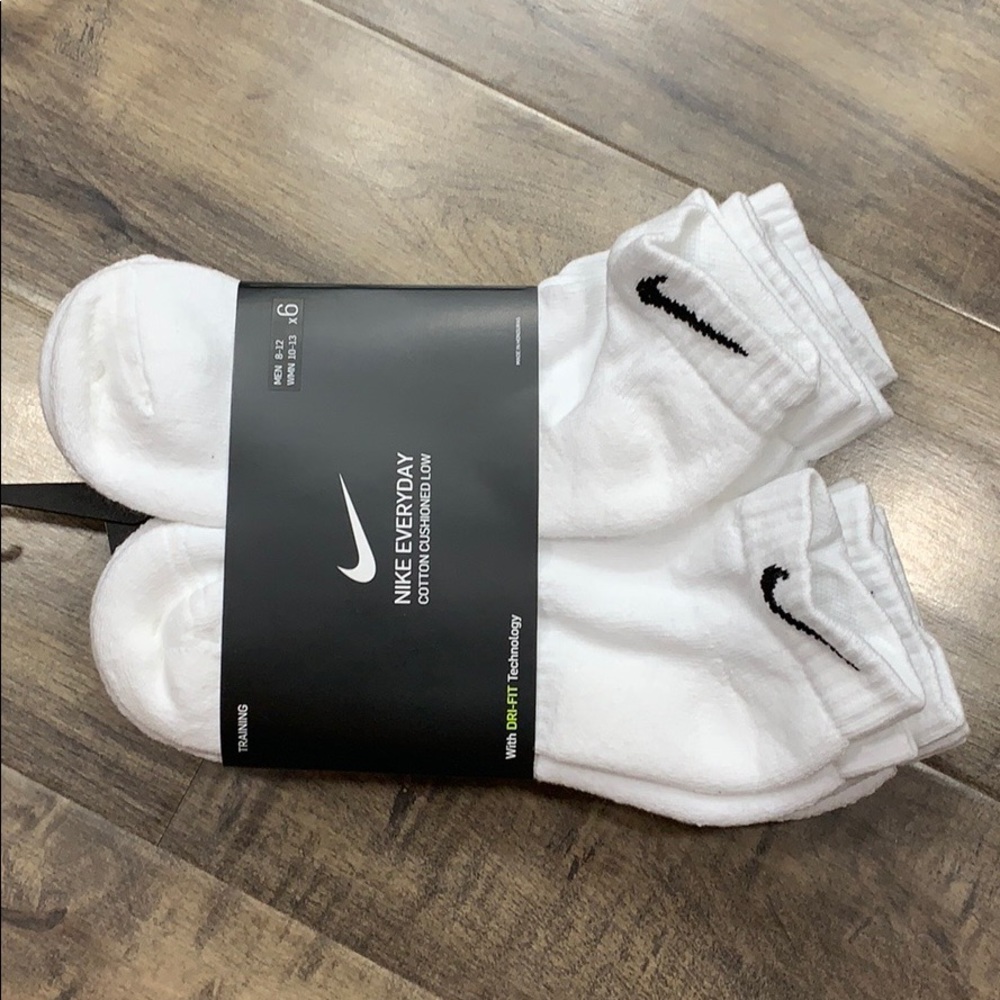 NIKE EVERYDAY COTTON CUSHIONED LOW SOCKS women’s - Picture 2 of 16